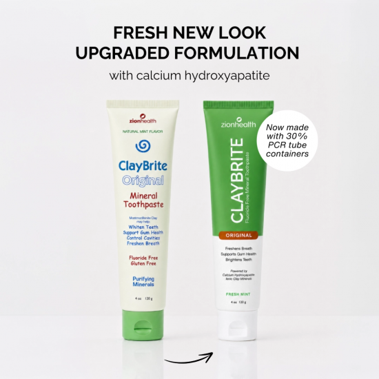 ClayBrite Toothpaste for Superior Gum Health- 4oz